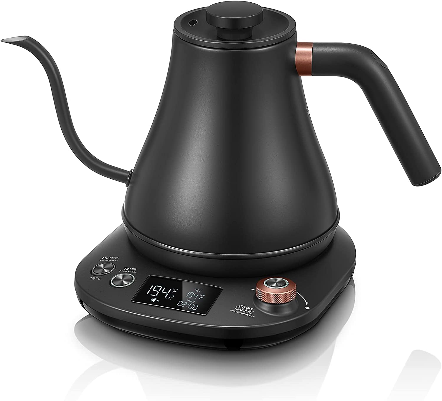 0.8L Electric Gooseneck Kettle Variable Temperature Control and