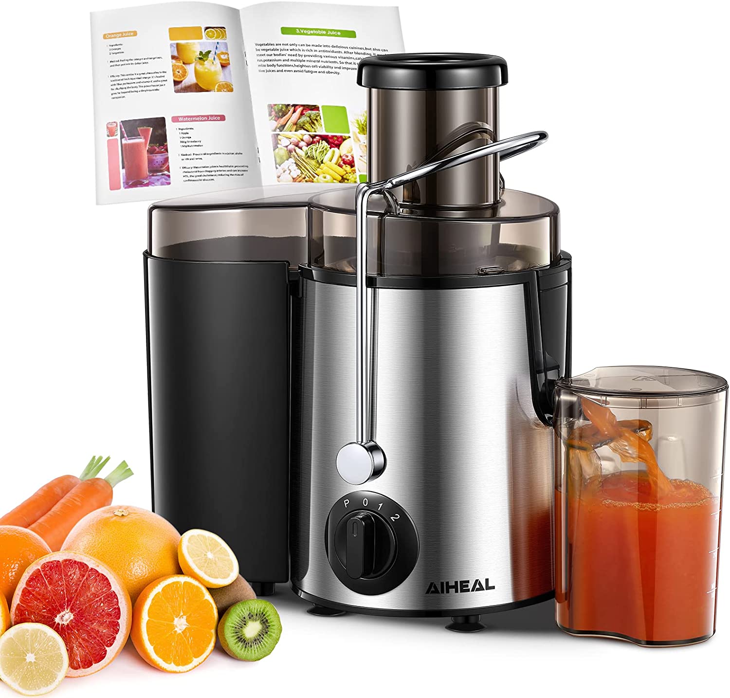 Juicer AIHEAL Juicer Machines Vegetable and Fruit Easy to Clean