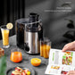 Juicer AIHEAL Juicer Machines Vegetable and Fruit Easy to Clean, Centrifugal Juicer with 3 Speed Control, Upgraded 400W Motor, Cleaning Brush and Recipe Included