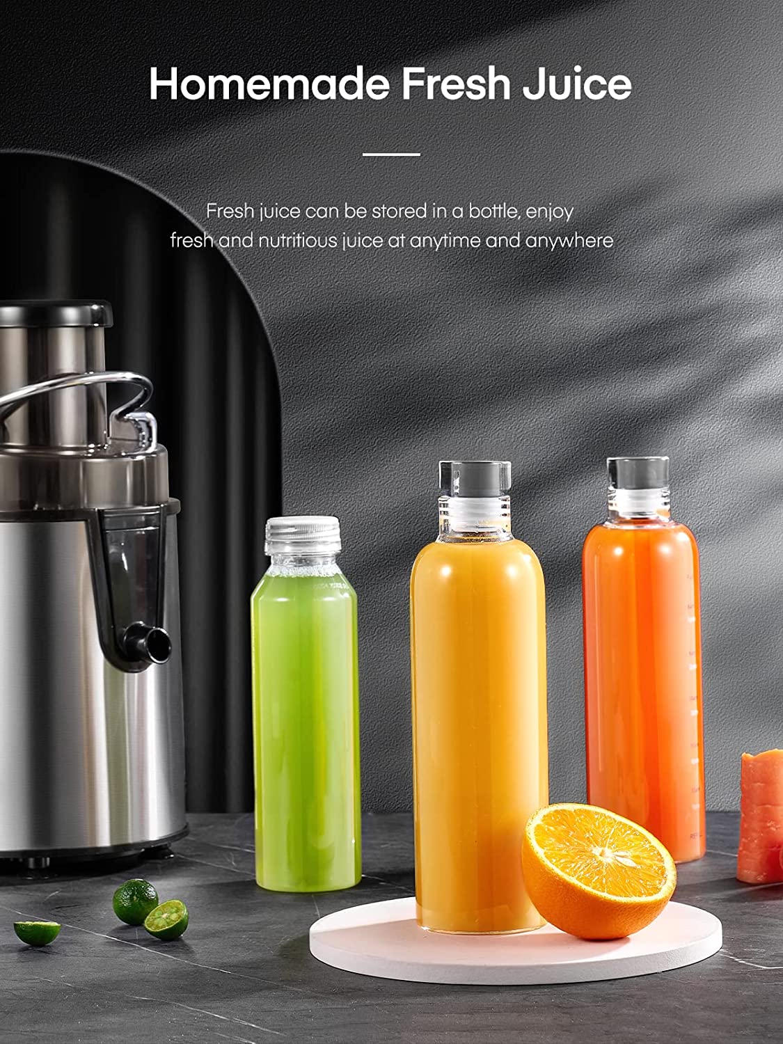 homemade fresh juice, juicer, aiheal juicer