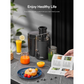 Juicer Machines, Aiheal Centrifugal Juicer with 3” Wide Mouth, 3 Speed Control, Overload Protection System, Cleaning Brush and Recipe Included, Black