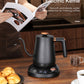 Electric Gooseneck Kettle, Fellow Kettle ±1℉ Temperature Control, 0.8L Pour Over Electric Kettle for Coffee & Tea, Hot Water Boiler, Stainless Steel Inner, 1200W Rapid Heating,LCD Display,Matte Black