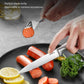 Steak Knives, Stainless Steel Steak Knives Set of 12, Never Needs Sharpening Dinner Steak Knife Set, 4.5 Inch Sharp Micro Serrated Steak Knives