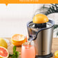 aiheal juicer, anti-drip spout, press to open, lift to close